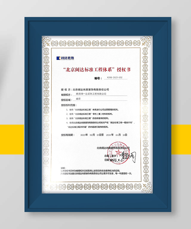 闊達(dá)授權(quán)證書(shū)