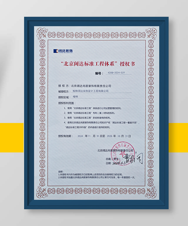 闊達(dá)授權(quán)證書(shū)